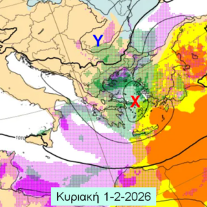 Καιρός 31-1: Ο χάρτης του Δημήτρη Ζιακόπουλου τα λέει… όλα για την κακοκαιρία (pic)
