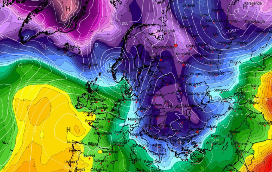 Καιρός 11-2: Νέα δεδομένα ECMWF – Σταθερό για ψυχρή εισβολή 24-25 Φλεβάρη