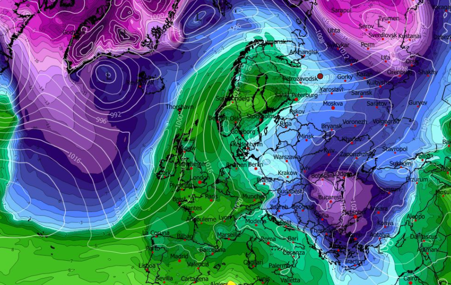 Καιρός 27-2: Σενάρια για τάση σοβαρής ψυχρής εισβολής από το GFS (vid)