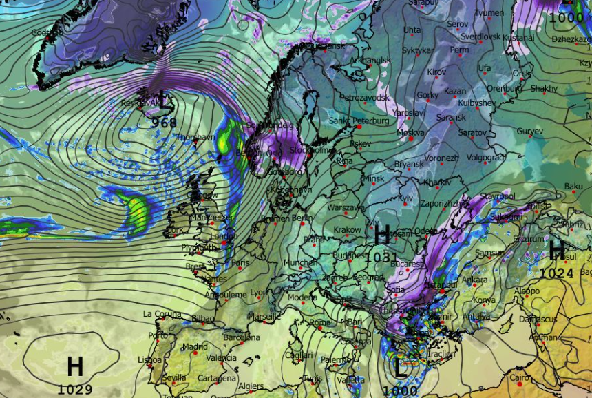 Καιρός 2-1: Παρέλαση κανονική -κακοκαιριών- και από το ECMWF (vid)