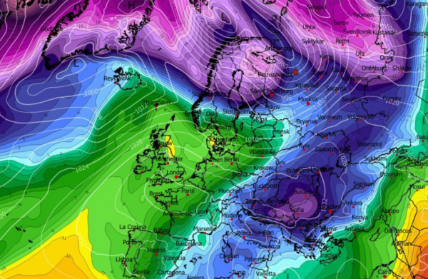 Καιρός 12-2: Επιμένει για ψυχρή εισβολή το ECMWF στο τρίτο δεκαήμερο Φλεβάρη