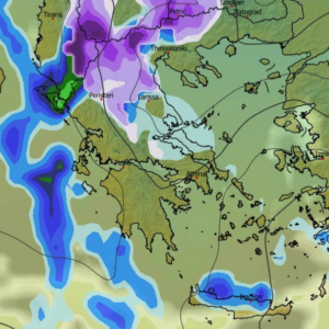 Καιρός 4-2: Τάση μίνι ψυχρής εισβολής και με χιόνια από GFS (vid)