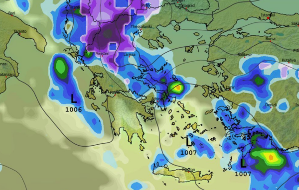 Καιρός 4-2: Κρατά την τάση για χιόνια στα βόρεια το GFS, για 10 Φλεβάρη (vid)
