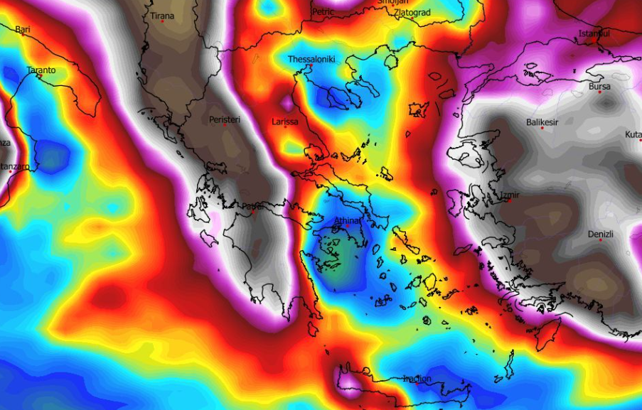 Καιρός 6-2: Κακοκαιρίες αρκετές στον ορίζοντα – Υψηλές συγκεντρώσεις υετού (vid)