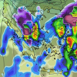 Καιρός 15-2: Με κακοκαιρίες η εβδομάδα – Πού βγάζει χιόνια το GFS για το Σάββατο