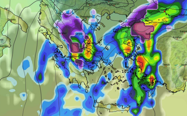 Καιρός 15-2: Με κακοκαιρίες η εβδομάδα – Πού βγάζει χιόνια το GFS για το Σάββατο