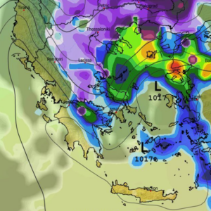 Καιρός 14-2: Επιμένει το GFS για χιόνια και… πεδινά το επόμενο Σάββατο (vid)