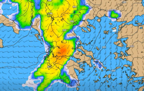 Καιρός 18-2: Ενημέρωση Κολυδά για ισχυρές καταιγίδες Παρασκευή – Σάββατο (vid)