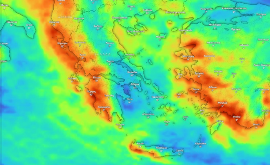 Καιρός 8-2: Ενημέρωση Κολυδά για διαδοχικές κακοκαιρίες και συνθήκες που απαιτούν προσοχή