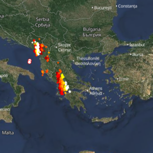 Καιρός 15-2: Σε εξέλιξη καταιγίδες τώρα – Πού εκδηλώνονται Live