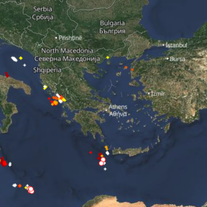 Καιρός 20-2: Πού εκδηλώνονται τώρα καταιγίδες – Live