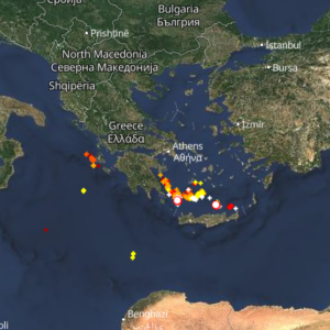 Καιρός 22-2: Πού εκδηλώνονται τώρα καταιγίδες – Live