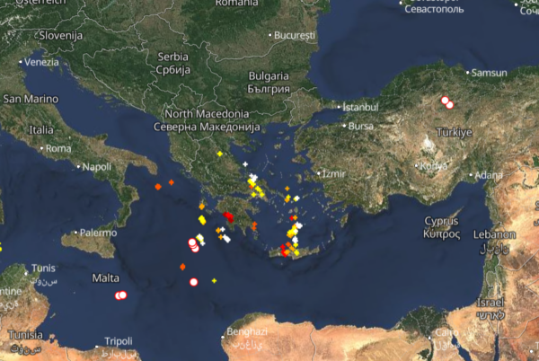 Κακοκαιρία 1-2: Πού εκδηλώνονται καταιγίδες τώρα – Live