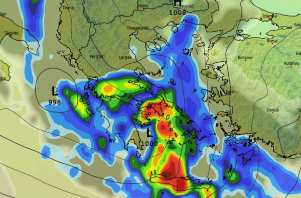 Καιρός 8-2: Νέα δεδομένα GFS – Καρέ καρέ οι διαδοχικές κακοκαιρίες (vid)