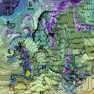 Καιρός: Παρέλαση κακοκαιριών για πολλές μέρες – Πρωινά δεδομένα ECMWF
