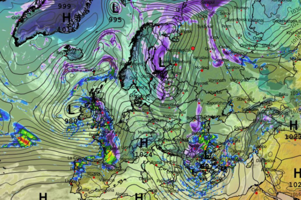 Καιρός: Παρέλαση κακοκαιριών για πολλές μέρες – Πρωινά δεδομένα ECMWF
