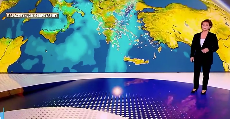 Καιρός 20-2: Εντονες οι καταιγίδες σήμερα – Πρωινή πρόγνωση Χριστίνας Σούζη (vid)