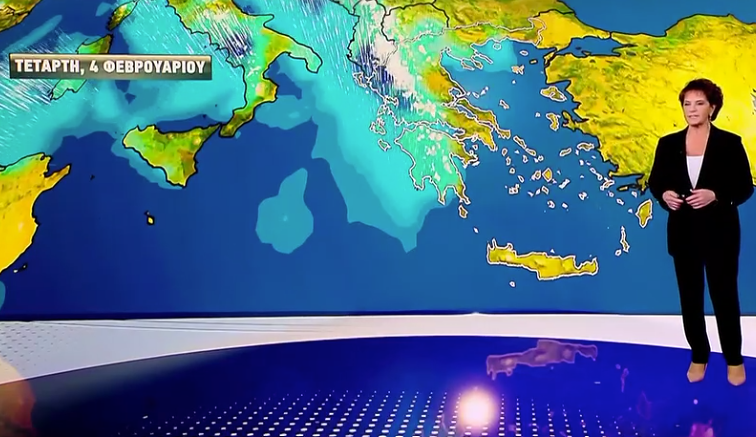 Καιρός 4-2: Κακοκαιρία από το βράδυ! Πού θα δώσει καταιγίδες; Πρόγνωση Χριστίνας Σούζη