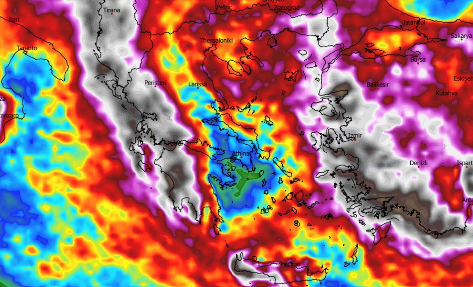 Καιρός 7-2: Συγκέντρωση υετού έως τις 20 Φλεβάρη – Πού θα βρέξει περισσότερο