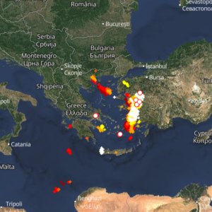 Καιρός 1-2: Λαίλαπα καταιγίδων τώρα σε εξέλιξη – Live