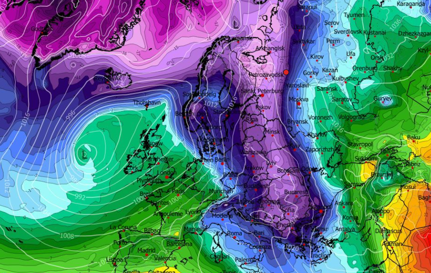 Καιρός 3-2: Πρώτα καμπανάκια GFS για ψυχρή εισβολή, μέσα Φλεβάρη (Vid)