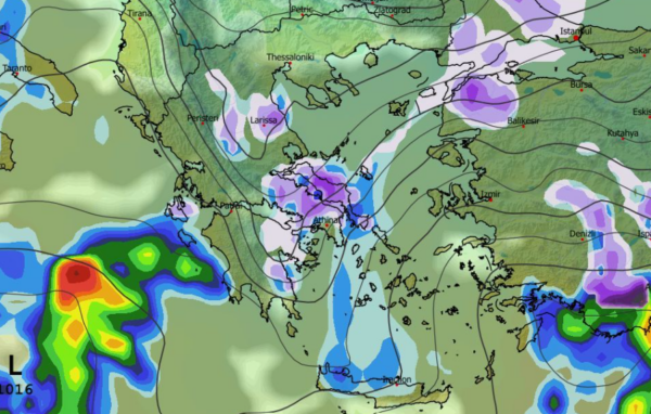 Καιρός 28-2: Σενάρια για χιονοπτώσεις από 9 Μαρτίου από το GFS (vid)