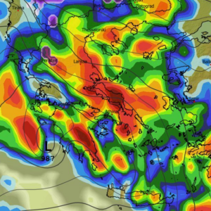 Καικοκαιρία Erminio: Νέα δεδομένα GFS – Ισχυρές καταιγίδες και με διάρκεια (vid)