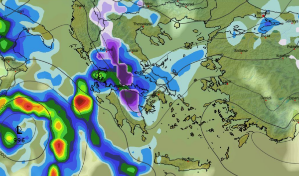 Καιρός 14-3: Διαδοχικές κακοκαιρίες και με χιόνια από το GFS – Νέα δεδομένα (vid)