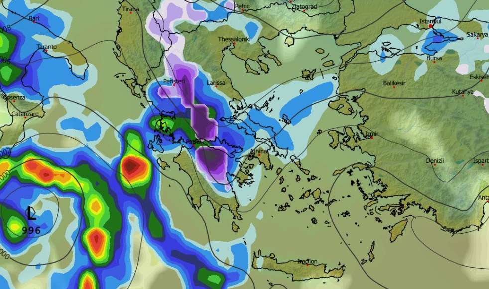 Καιρός 14-3: Διαδοχικές κακοκαιρίες και με χιόνια από το GFS – Νέα δεδομένα (vid)
