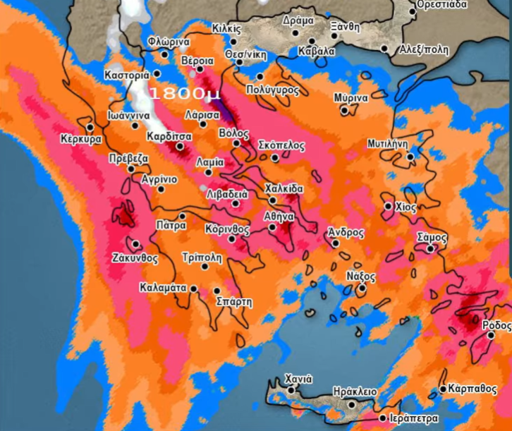 Καιρός 31-3: Δυνητικά επικίνδυνη η κακοκαιρία – Προειδοποίηση Σάκη Αρναούτογλου (vid)