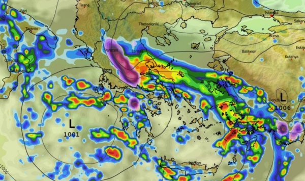 Καιρός 9-3: Παγιώνει την τάση για βροχές και χιόνια το ευρωπαϊκό (vid)