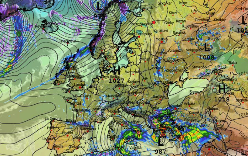 Καιρός 29-3: Νέα δεδομένα ECMWF – Επιμένει για ισχυρή κακοκαιρία (vid)