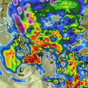 Καιρός 30-3: Κλείδωσε η ισχυρή κακοκαιρία – Καρέ – καρέ η πορεία της – Νέα δεδομένα ECMWF