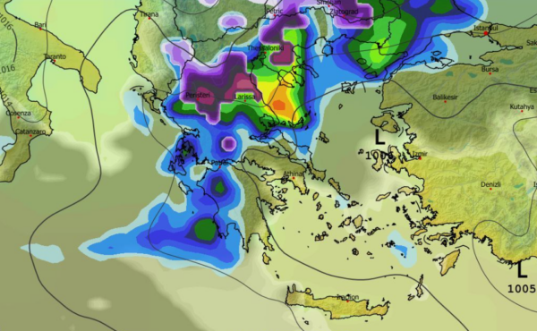 Καιρός 11-3: Νέα δεδομένα GFS – Βλέπει βροχές και χιόνια ξανά (vid)