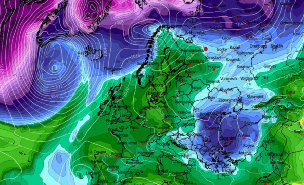 Καιρός 3-3: Ξανά σενάριο ψυχρής εισβολής από το GFS στα μέσα Μαρτίου (vid)