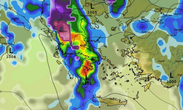 Καιρός 15-3: Νέα δεδομένα GFS – Ισχυρή κακοκαιρία, αξιόλογες χιονοπτώσεις (vid)