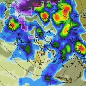 Καιρός 22-3: Με βροχές, ψύχρα και χιόνια στα ορεινά έως τη Μ. Δευτέρα (vid)