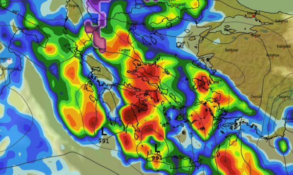 Καιρός 31-3: Νέα δεδομένα GFS για την ισχυρή κακοκαιρία Erminio – Πού θα χτυπήσει