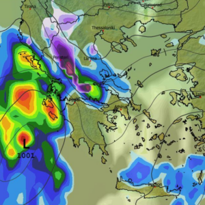 Καιρός 15-3: Νέα δεδομένα GFS για βροχές και καταιγίδες – Πού θα χιονίσει; (vid)