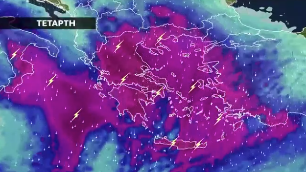 Καιρός 31-3: Μαρουσάκης για μεγάλους όγκους νερού και κίνδυνο πλημμυρών (Vid)