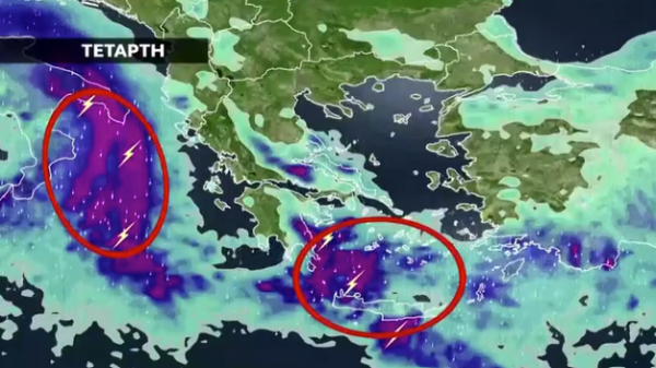 Καιρός 18-3: Προειδοποίηση Μαρουσάκη για διπλό κύμα κακοκαιρίας και με χιόνια (vid)