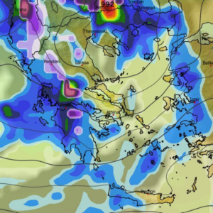 Καιρός 23-3: Νέα δεδομένα GFS με βροχές και χιόνια – Η τάση έως Μ. Τετάρτη (vid)