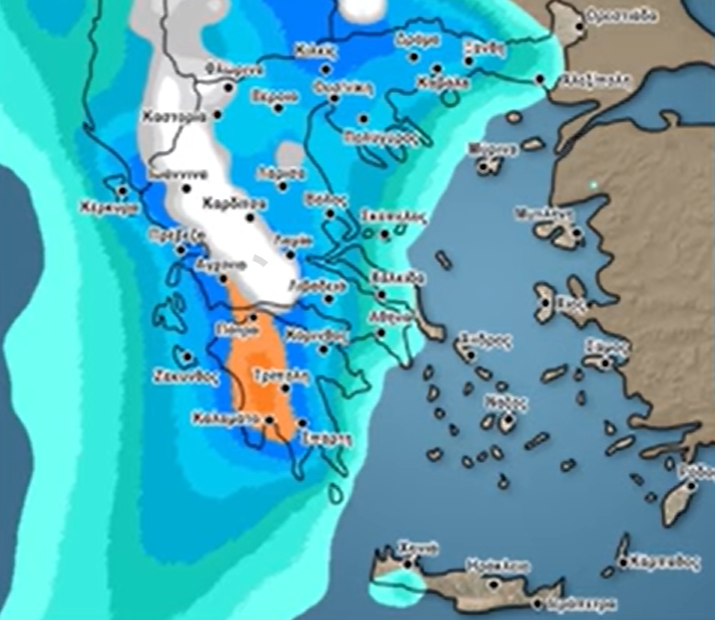 Καιρός 23-3: Σάκης Αρναούτογλου για 25η Μαρτίου – Πυκνές χιονοπτώσεις την Παρασκευή (vid)
