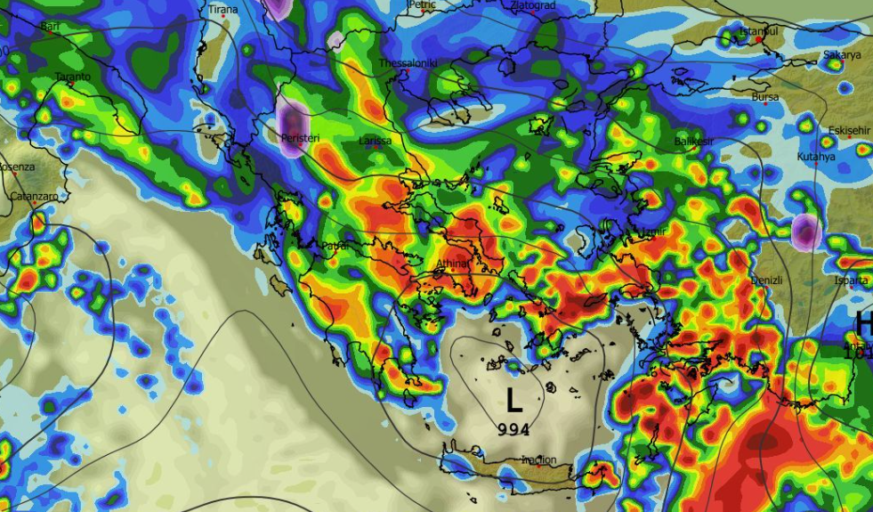 Καιρός 30-3: Πού θα χτυπήσει η κακοκαιρία – Νέα δεδομένα ECMWF (vid)