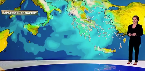 Καιρός 27-3: Τοπικά έντονες βροχές και καταιγίδες – Πού θα χιονίσει; Η πρόγνωση της Σούζη (vid)