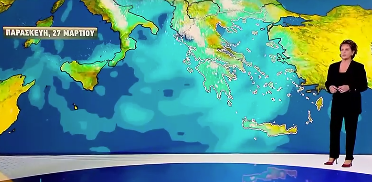 Καιρός 27-3: Τοπικά έντονες βροχές και καταιγίδες – Πού θα χιονίσει; Η πρόγνωση της Σούζη (vid)
