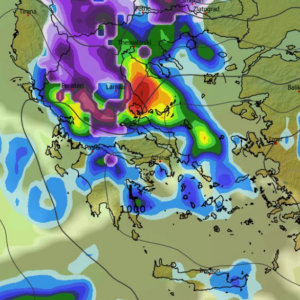 Καιρός 13-3: Επιμένει το GFS για ισχυρή κακοκαιρία και με χιόνια (vid)