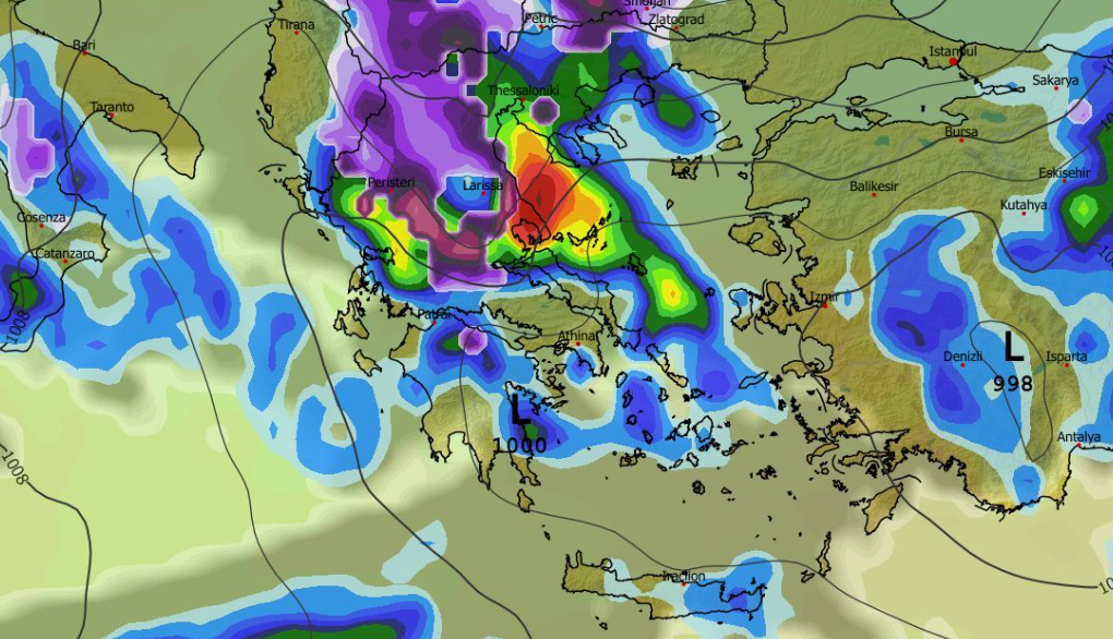 Καιρός 13-3: Ανατροπή από GFS με σενάριο ισχυρής κακοκαιρίας και με χιόνια (vid)