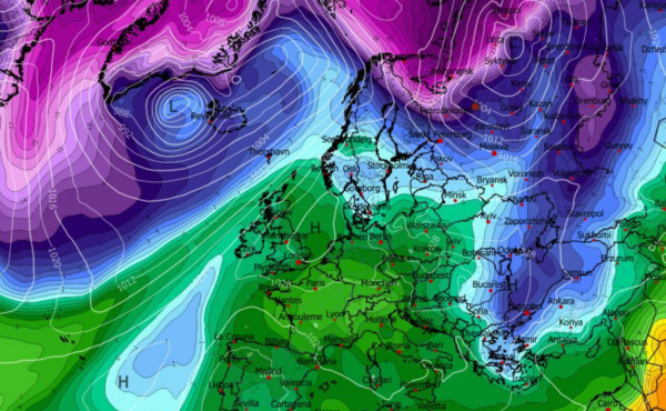 Καιρός 2-3: Ηπια και εξπρές η ψυχρή εισβολή από το ECMWF – Νέα δεδομένα