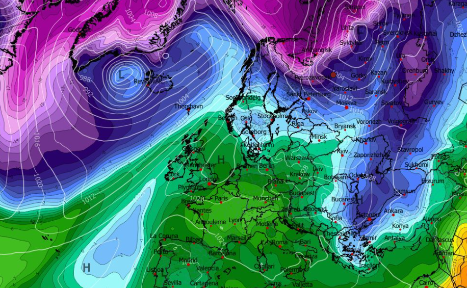 Καιρός 2-3: Ηπια και εξπρές η ψυχρή εισβολή από το ECMWF – Νέα δεδομένα